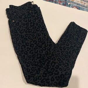 Black Leopard Madewell Pant